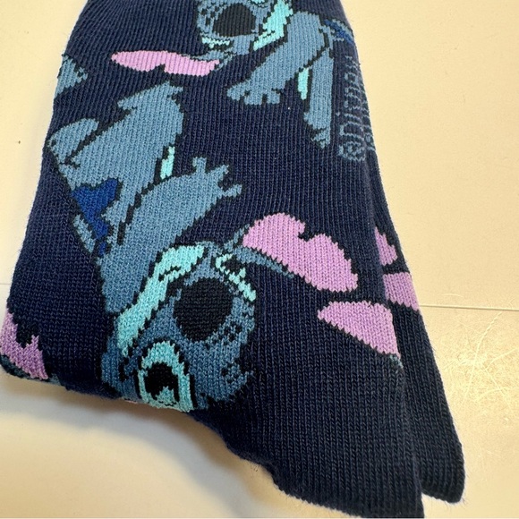 NWT. Disney Lilo & Stitch Allover Print Crew Socks.
Size: 9-13. - Picture 9 of 10